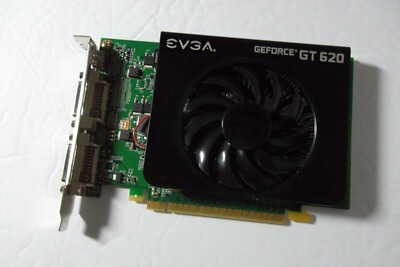 EVGA GeForce GT 620 PCIe Graphics Video Card 1GB DVI mini HDMI 01G-P3-2621-KR