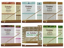Goloka 15gm Incense Sticks Trumiri Scents Pack for Healing Meditation & Prayer.