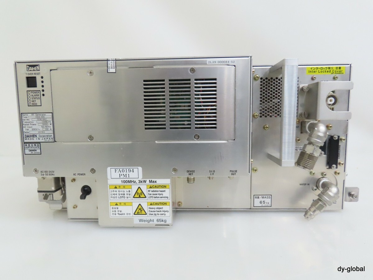 DAIHEN RF Generator Used HGA-30C 2L39-000084-52 100MHZ 3kw SEM-I