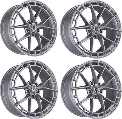 Set 4 18'' TIS Motorsports 504S Gloss Silver 18x8 Wheels 5x120 35mm Rims