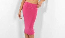 ➡️Midi long bodycon skirt pink⬅️ Size 12 Womenswear OOTD Clothing