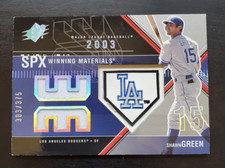 2003 SPX Shawn Green Winning Materials Dual Relic 303/375 #WM-SG1 Dodgers