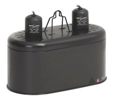 REPTIZOO Dual Reptile Light Fixture for Reptile Dome UVB Light Fixture Dual Lamp