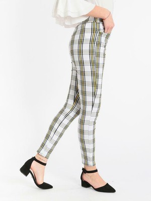 Pantaloni leggings scozzesi donna | eBay