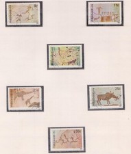(F278-64) 1982 Zimbabwe set of 6stamps rock paintings (BN)  (DB14)