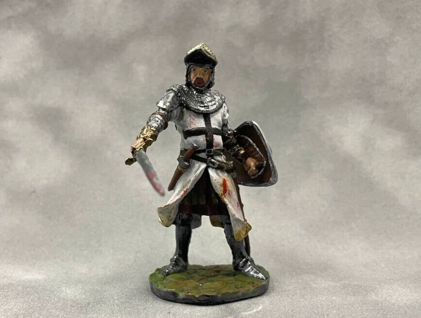 ⭐️Caballero Orden Teutónica PINTADO. Estatuillas de soldados de hojalata miniaturas 54 mm 1/32⭐️ Foto 2 de 4