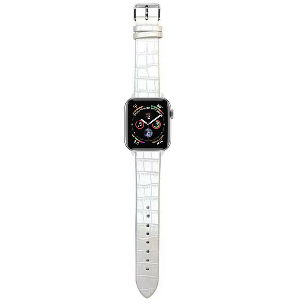 42MM Embossed Croc Apple Watch Croc-Embossed Leather Apple Watch Band main image 4