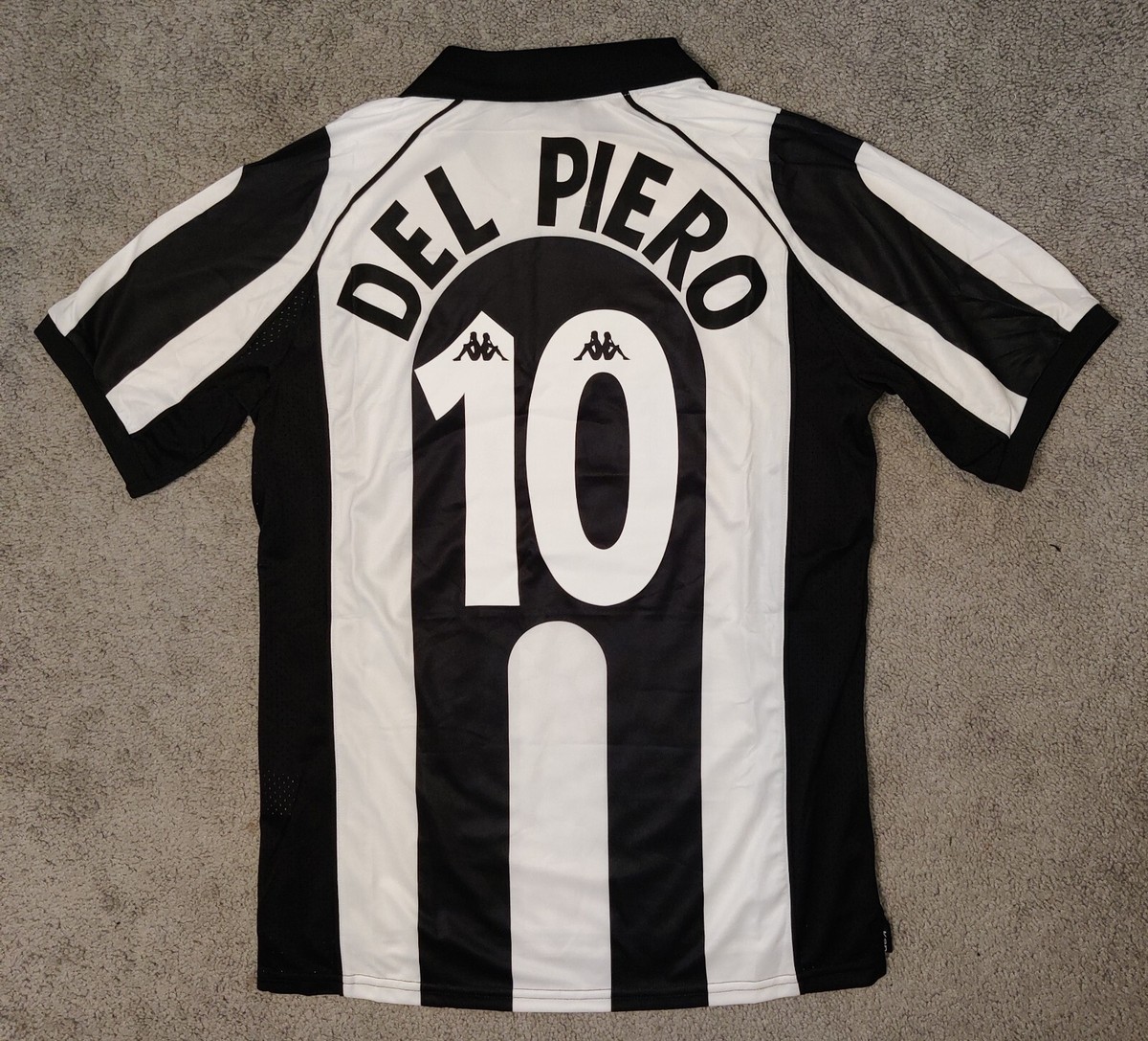 Juventus 1997/98 Del Piero 10 Kappa Home Soccer Football Juventus 1997/98 Del Piero 10 Kappa Home Soccer Football