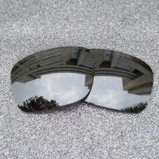 Silver Polarized Replacement Lenses For-Oakley Turbine Sunglass OO9263