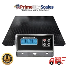 Pallet Scale 5 Year Warranty 5x5 Heavy Duty 60" x 60" Floor Scale 10,000 lb