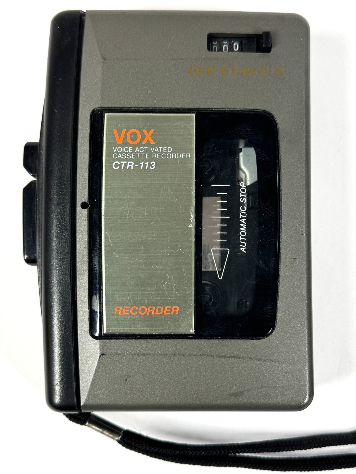 Pair OPTIMUS CTR-112 & CTR-113 Audio Cassette Tape Recorder Players Pair WORKS