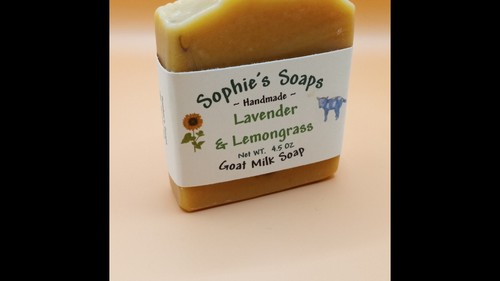 GOAT MILK Soap (2) Goat Milk Lotion (1) Set Hand Made Lavender Gift NEW - Picture 4 of 7