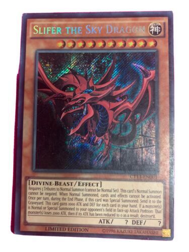 YU GI OH SLIFER THE SKY DRAGON 13 Deluxe Model Kit 2003 Mattel MIB