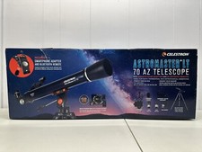 NEW Celestron AstroMaster 70AZ LT Refractor Telescope Kit w/ Smartphone Adapter