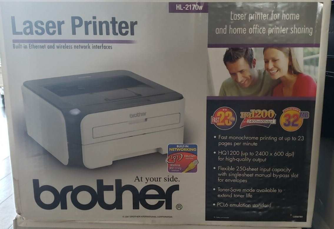 Brother HL-2170W Workgroup Laser Printer - BRAND NEW 12502619468| eBay