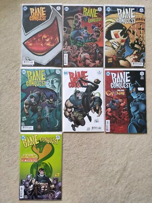 Bane Conquest #1-6 + Variant Lot of 7 - 2017 - DC - English