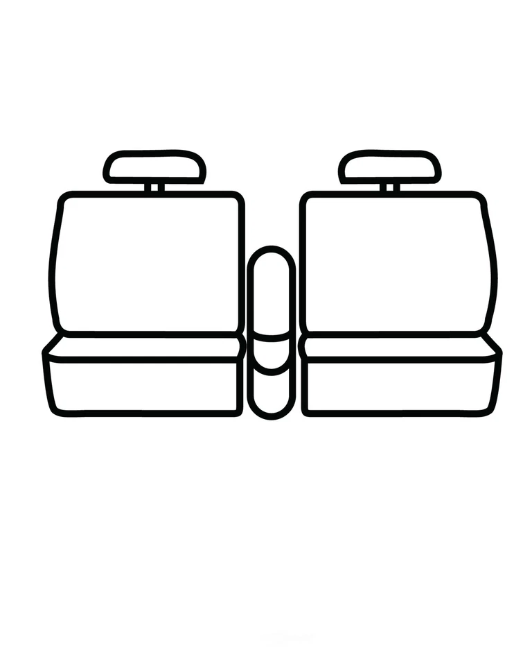 Seat Cover fits 2004-2014 GMC Sierra 1500 Sierra 2500 HD,Sierra 3500 HD Yukon,Yu - Image 4 of 4