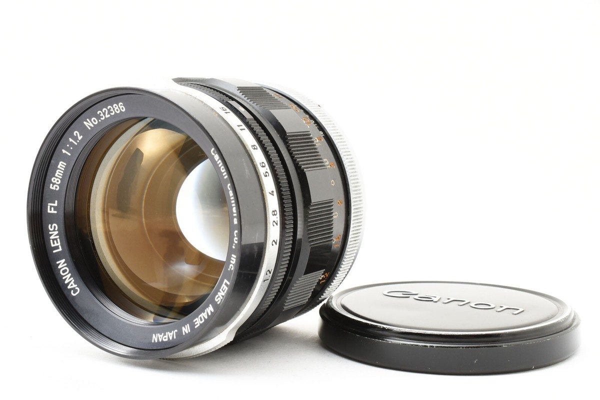 fajar様 canon FL 58mm f1.2 Excellent- Canon FL 58mm f/1.2 FD Mount MF Manual Focus Lens