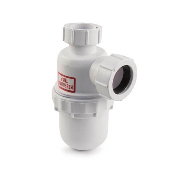 POLYPIPE 32mm Anti Syphon Bottle Trap 76mm Seal WP41 - VAT INC