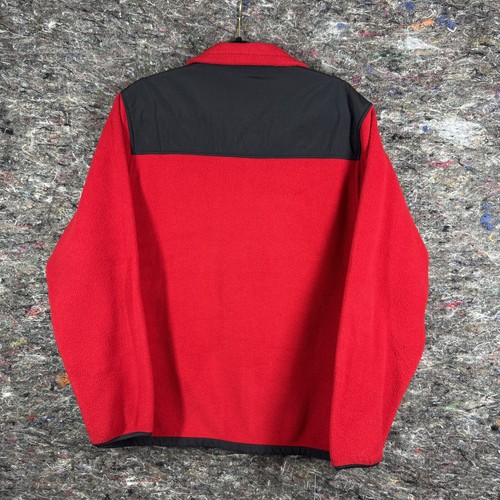 Nascar Hall of Fame Jacket Mens Medium Fleece Charlotte Racing Red Full Zip Coat - Picture 9 of 14