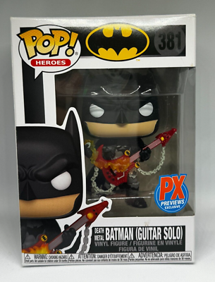 Funko Pop Death Metal Batman Guitar Solo #381 DC Comics Heroes Vinyl Figure  | eBay