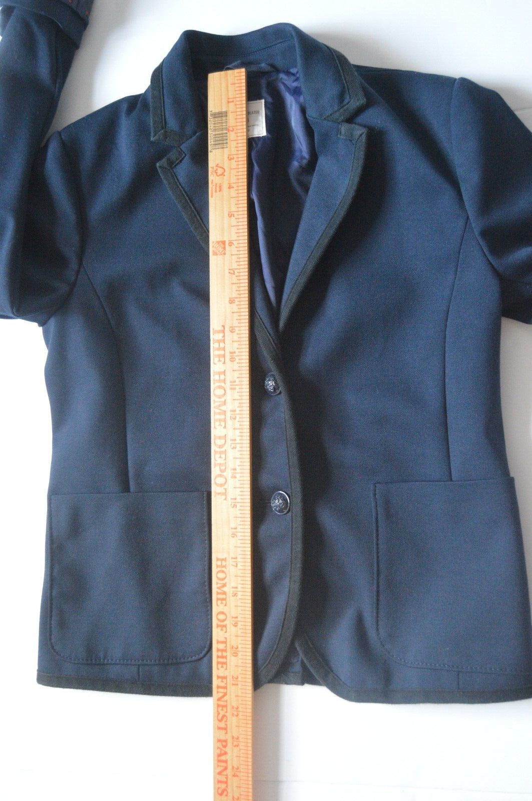 Gap women's academy blazer size 0 navy blue unifo… - image 5