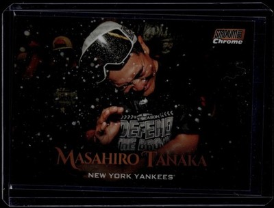 2019 Stadium Club Baseball Masahiro Tanaka #SCC-16 Chrome Orange Refractor /99