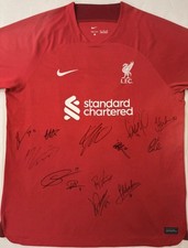 Liverpool FC 22/23 Home Shirt Signed By Klopp & Team COA