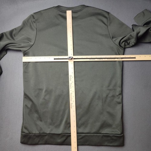 Nike Therma-FIT Pullover Sweater Herren Medium Grün Rundhals Tasche Fleece DV8004 - Bild 9 von 11
