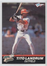 1989 T&M Senior Professional Baseball Association Box Set Tito Landrum #64 0w6