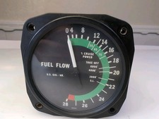 United Instruments Fuel Pressure Indicator 6213 (Code: F.11) Untested Parts Only
