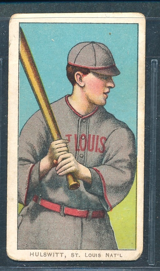 T206 Piedmont 350: RUDY HULSWITT St. Louis Cardinals ~ VG+