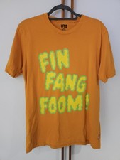Marvel X Jason Polan UT UNIQLO Fin Fang Foom Mens Graphic T-Shirt Orange Size M