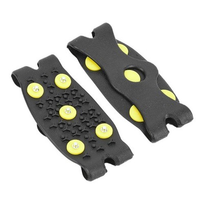 1 Paar 5-Toothed Outdoor Spring Claw Crampons Non Slip Ski Ice Shoe