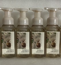 4 New VANILLA COCONUT BATH BODY WORKS GENTLE CLEAN FOAMING HAND SOAP
