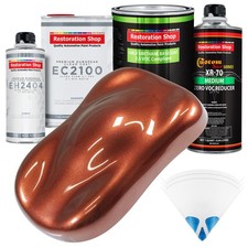 Saddle Brown Firemist Low Voc Urethane Basecoat Quart Kit European Clear Coat