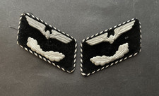 SET WWII Officers RAILWAY Collar Tabs