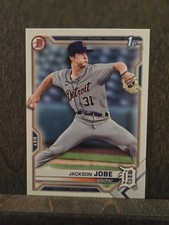 2021 1st Bowman Draft Jackson Jobe #BD-69 Rookie Detroit Tigers  A Free Shipping