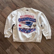 1997 New England Patriots crewneck sweatshirt NFL AN66218