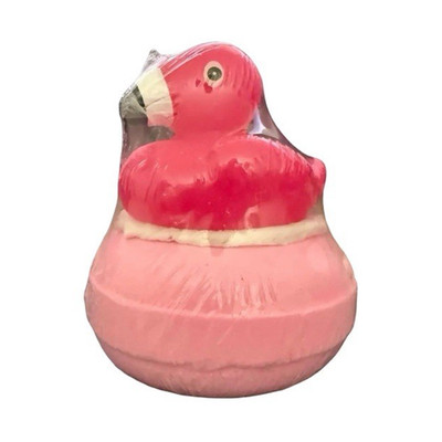 Rue's Bath Candy Co. Flamingo Zest Bath Bomb Essential Oils Pink 8 oz