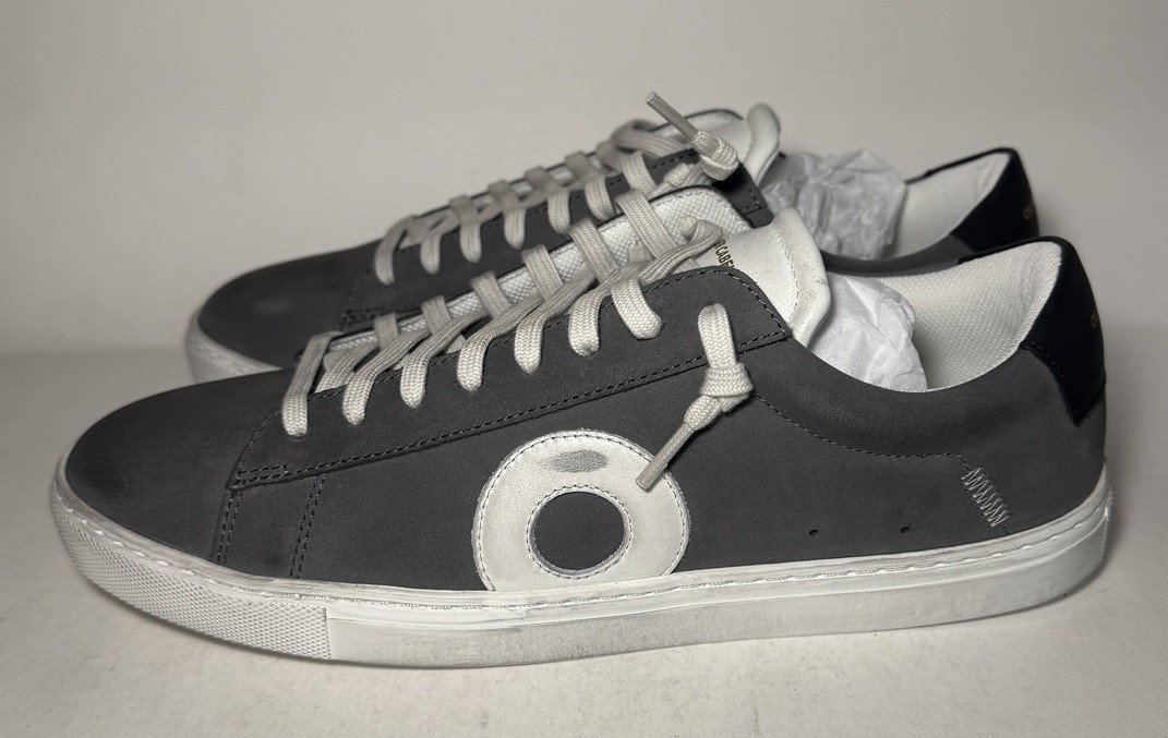 Oliver Cabell Low 1 Men's Distressed Sneakers Smoke OC-SN-LO-1194 Size EU 43