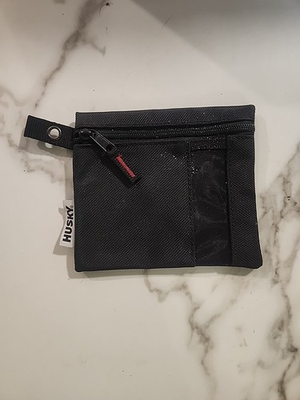#ad #ad Husky Parts Organizer Pouch Bag Black 6.5quot;x5.5quot; $9.99