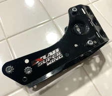 XLAB Super Wing Black Rear Saddle Water Bottle Cage Mount Triathlon Hydration