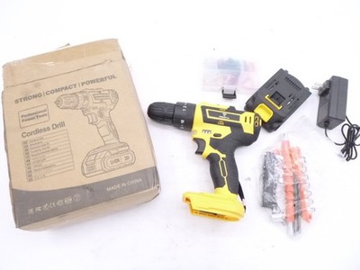 Tegatol Cordless Drill with Battery and Charger Set 20V CD-20LDK-1-1-TY