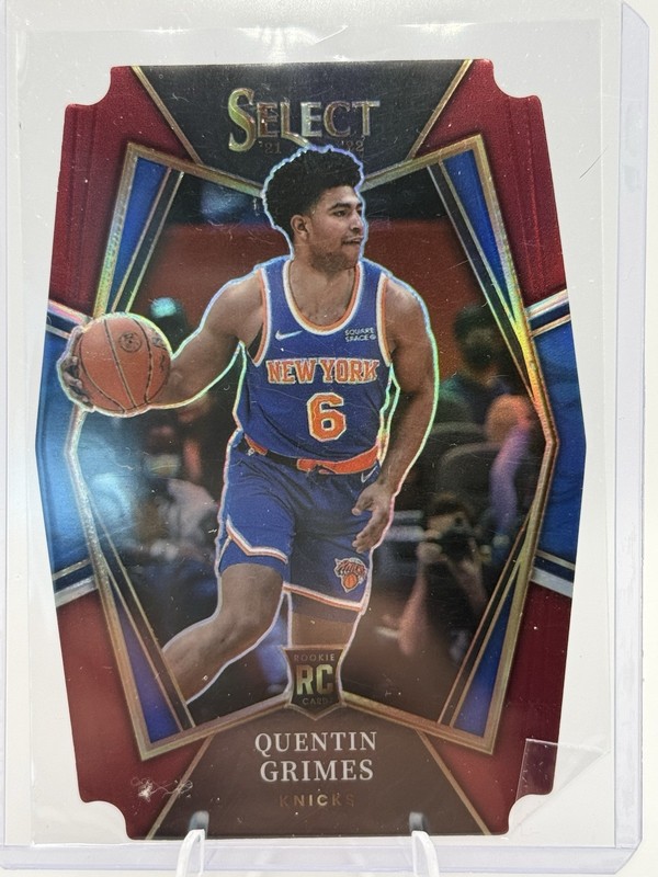 2021-22 Select Premier #159  Maroon Prizm Die-Cut  #’d/175 Quentin Grimes RC ⭐️