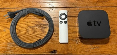 Apple TV A1469 3rd Generation HD Media Streamer! With Remote *TESTED* 1B