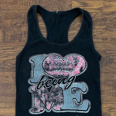 Y2K I Love Being Me Cute Tank Top