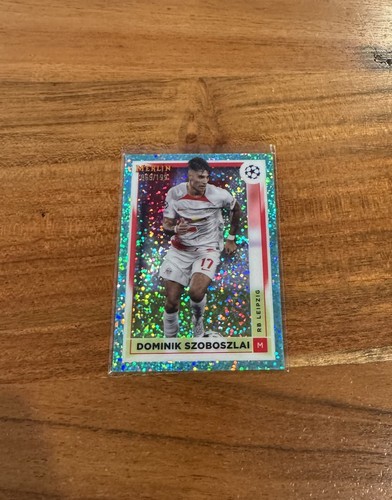 Dominik Szoboszlai [Speckle] #9 2021 Topps Merlin Chrome UEFA card