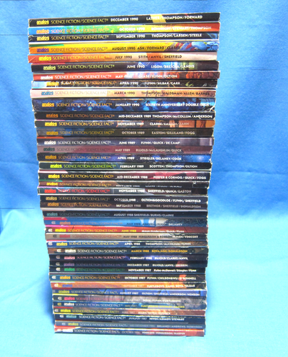 Lot Of 40 Vintage Analog Science Fiction Magazine 1986-1990 Bova Asimov Clarke - Picture 2 of 17