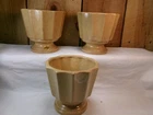 Lot of 3 Vintage 1970's Haeger USA 302 Pottery Pedestal Planters